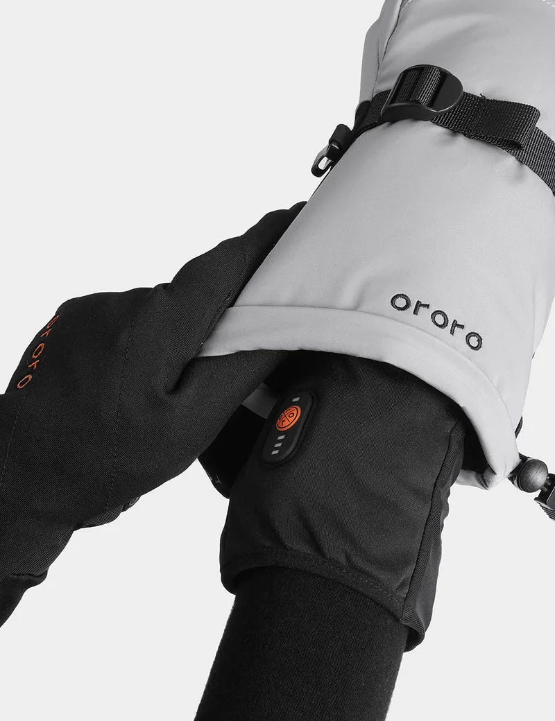 (Offene Box) „Glasgow“ beheizbare Innenhandschuhe – Schwarz
