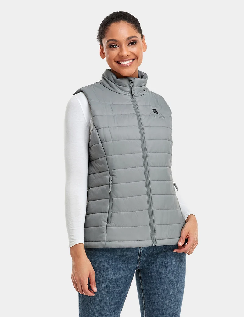 (Open-box) Women's Classic Heated Vest - Grey