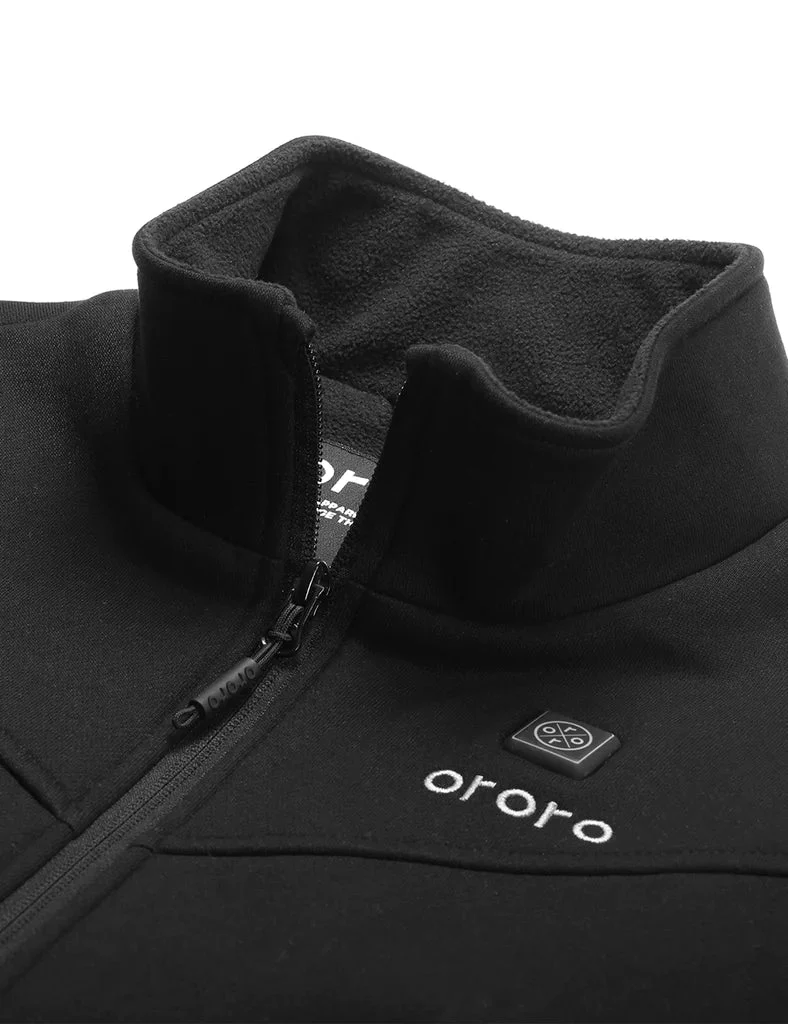 (Open-box) Women's Heated Fleece Vest - Black
