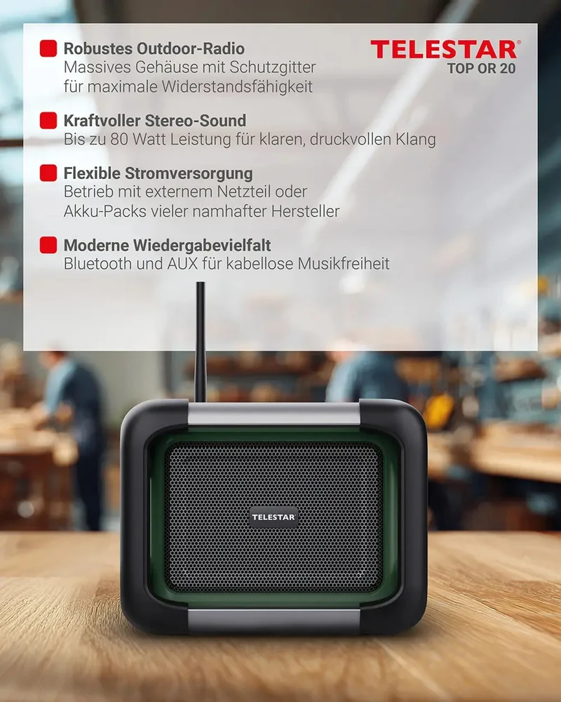 TELESTAR TOP OR 20 robustes Outdoorradio