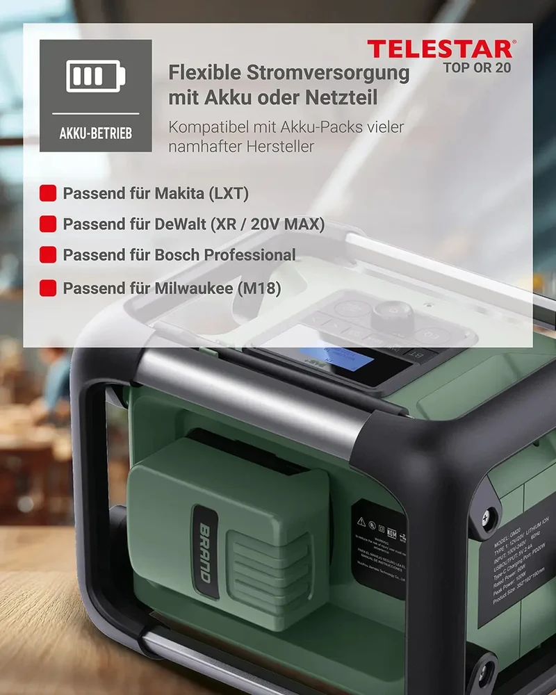 TELESTAR TOP OR 20 robustes Outdoorradio