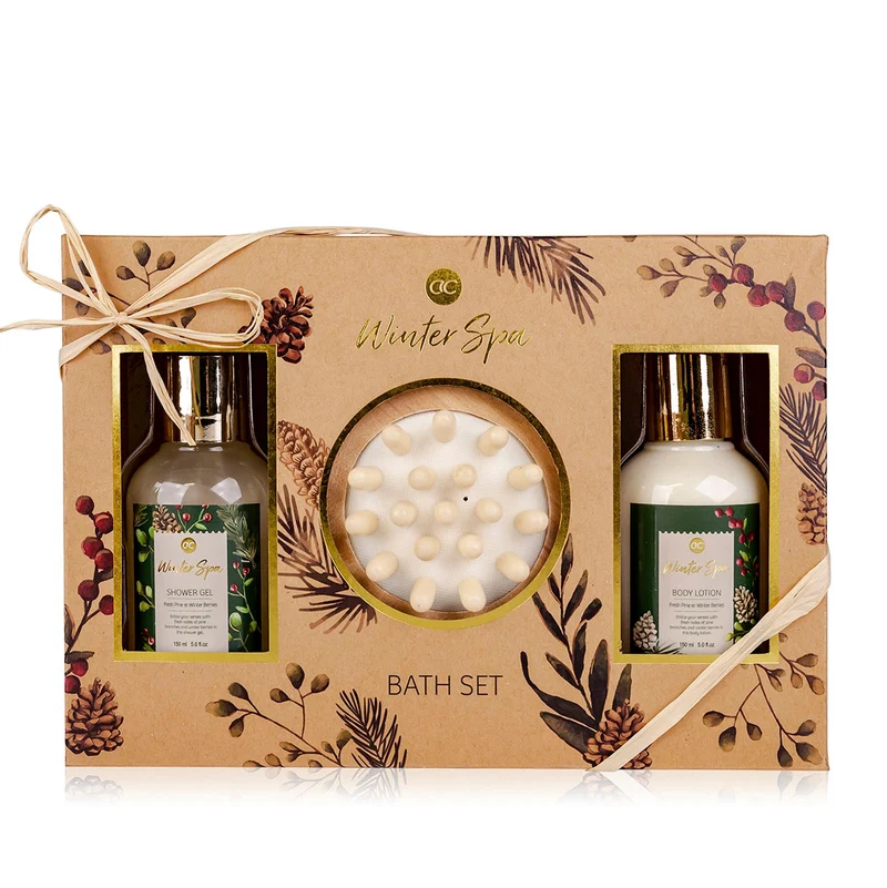 Geschenkbox WINTER SPA mit Massagebürste