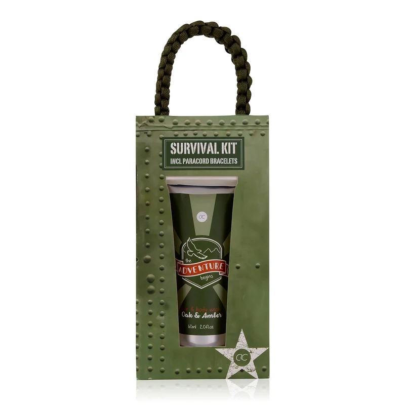 Geschenkbox Adventure mit Survival Armband