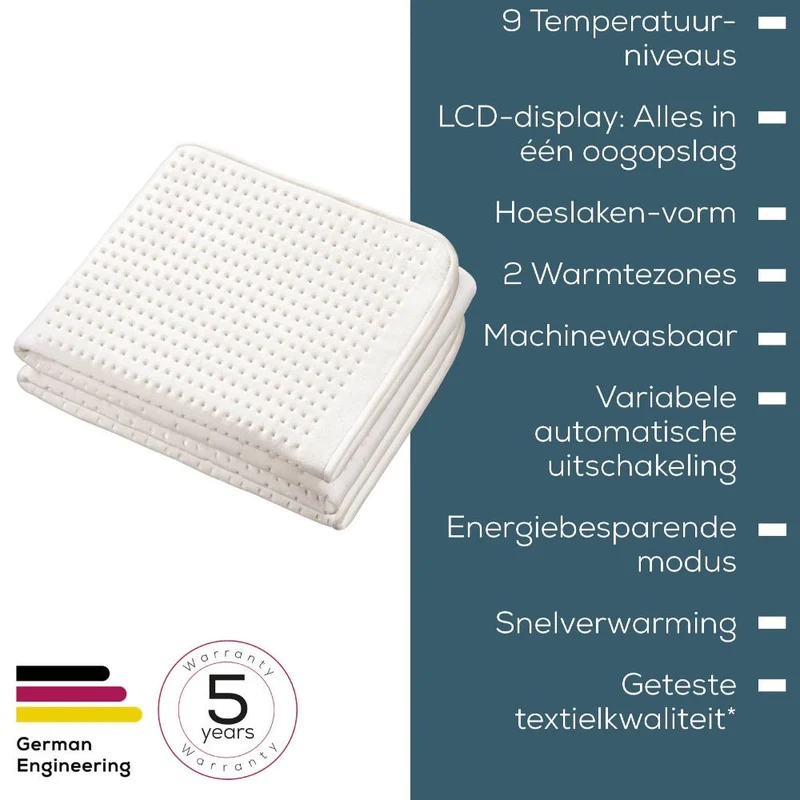 Beurer UB 101 elektrische onderdeken (198x92 cm)