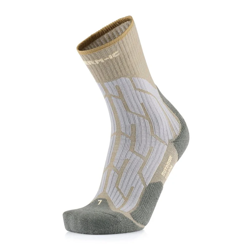 Hiking Socks - Outdoor Merino Women Beige/Grey