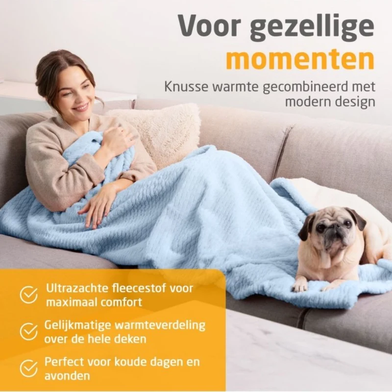 Medisana HB Warmtedeken in 4 kleuren (180 x 130 cm)