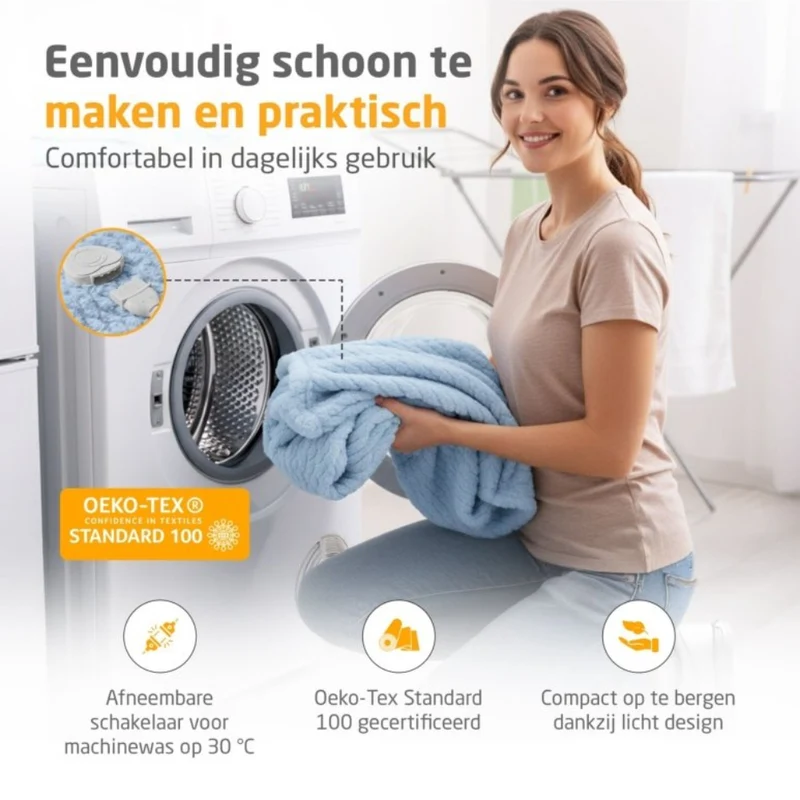 Medisana HB Warmtedeken in 4 kleuren (180 x 130 cm)