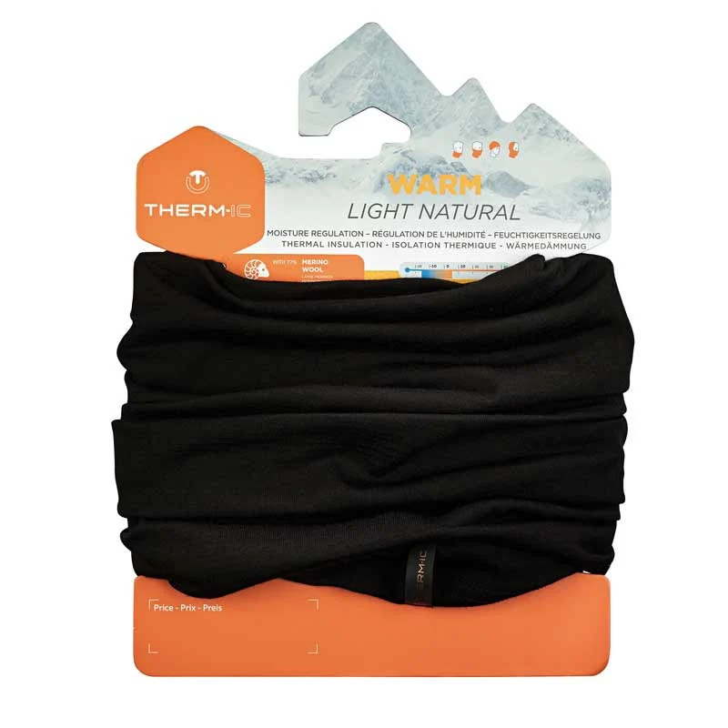 Neckwarmer - Warm Light Natural black