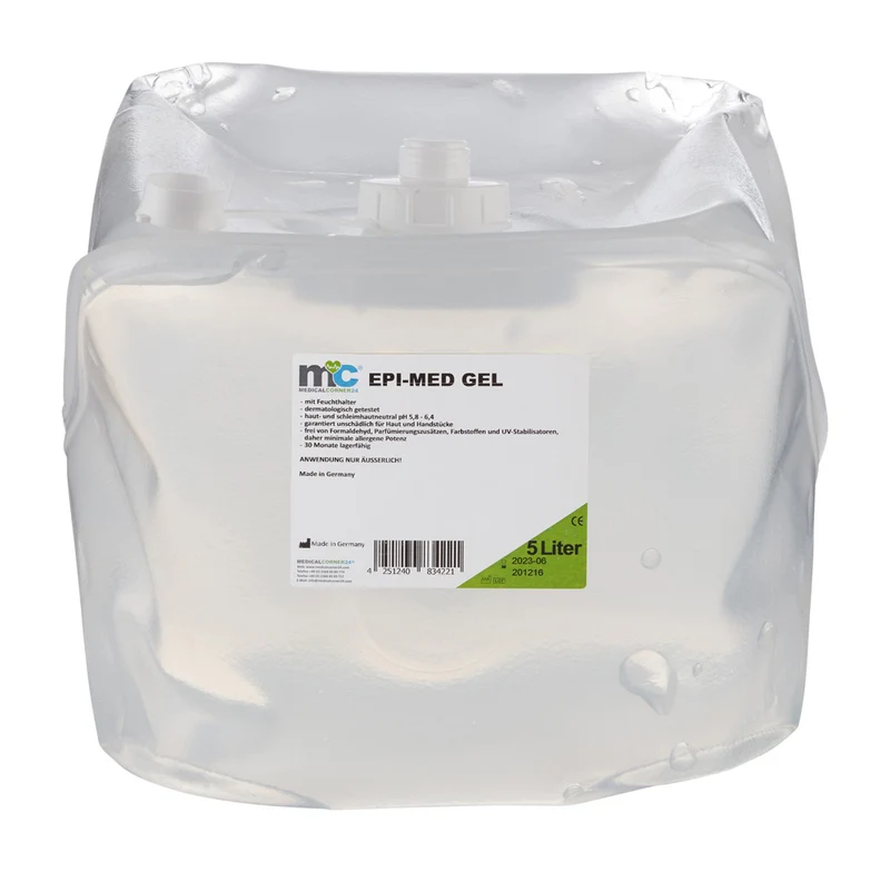 IPL Gel Epimed, IPL Kontaktgel für Laser-Haarentfernung, Cubitainer