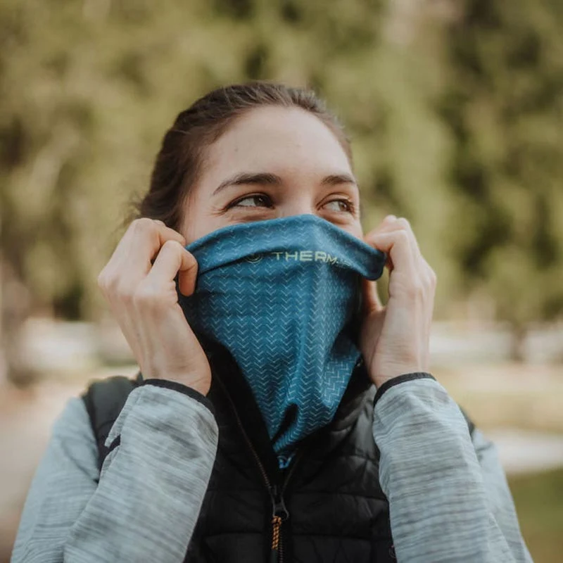 Neckwarmer - Cool Light blue gradient