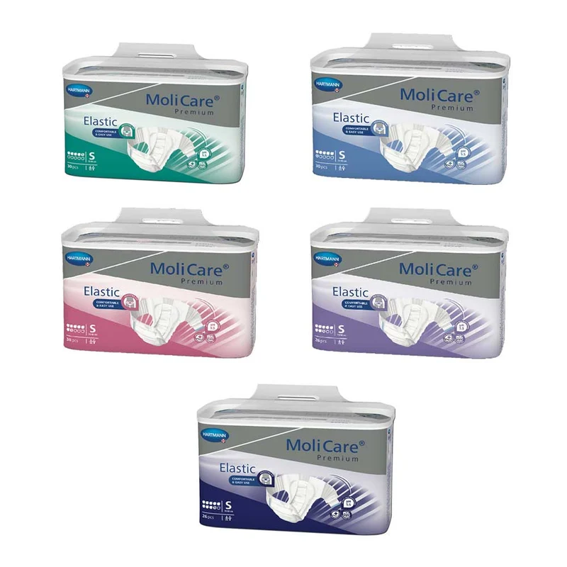 Hartmann MoliCare Premium Elastic Inkontinenzslips, Ausführungen