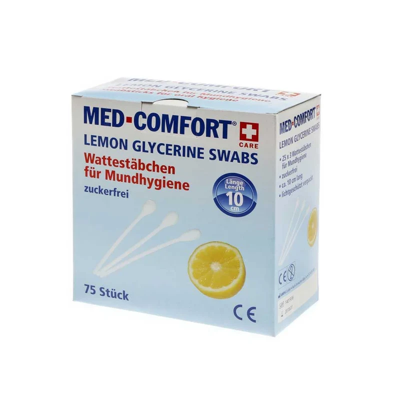 Med Comfort Mundpflege-Stäbchen, Lemon, 25x 3 St, 2 Gr