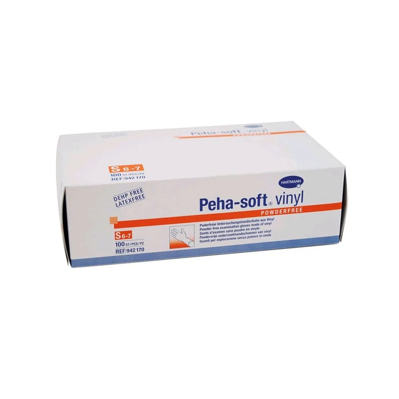 Peha-soft Vinyl Handschuhe, puderfrei von Hartmann, 100 St.