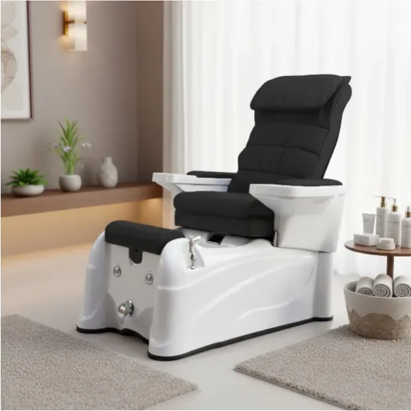 SPA Pediküre Sessel, Pediküre Stuhl mit Waschbecken mit Shiatsu Massagesystem und Fußwanne, Ease Luxus-Pediküre-Stuhl