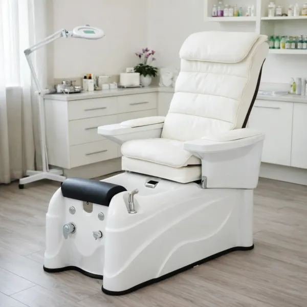 SPA Pediküre Sessel, Pediküre Stuhl mit Waschbecken mit Shiatsu Massagesystem und Fußwanne, Ease Luxus-Pediküre-Stuhl