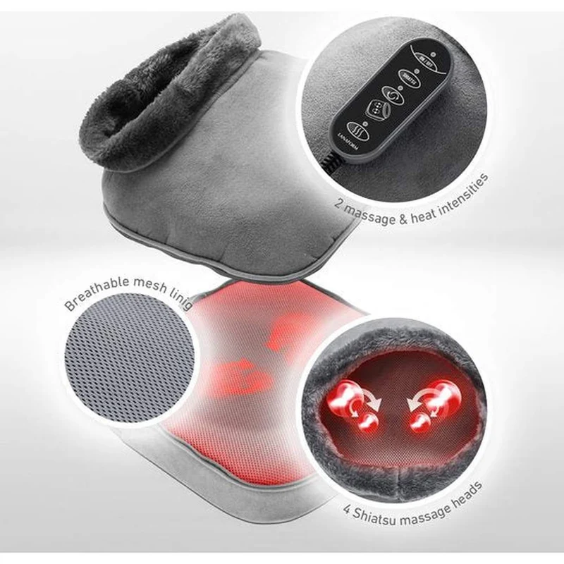 Lanaform 2-in-1 Verwarmings- en Shiatsumassagekussen