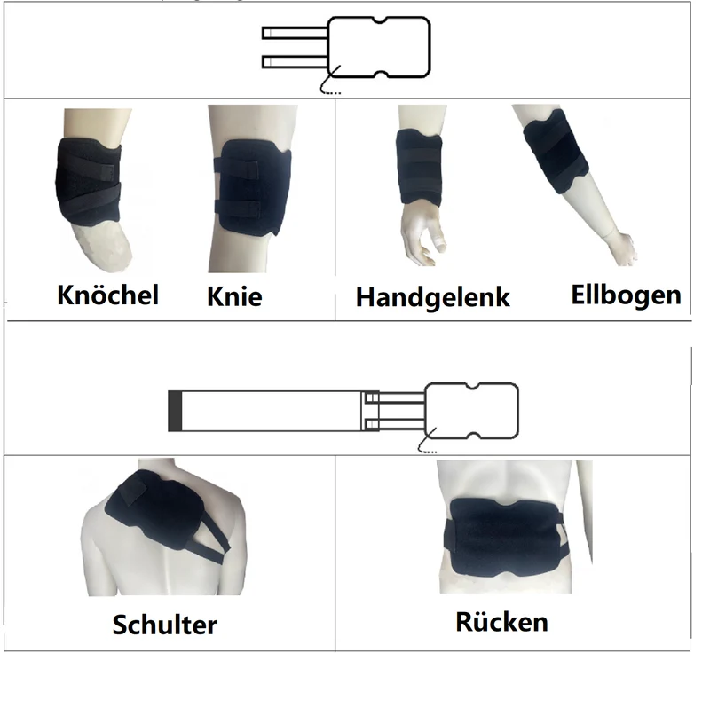 Ferninfrarot Multifunktionales Heizpad USB 14x23cm