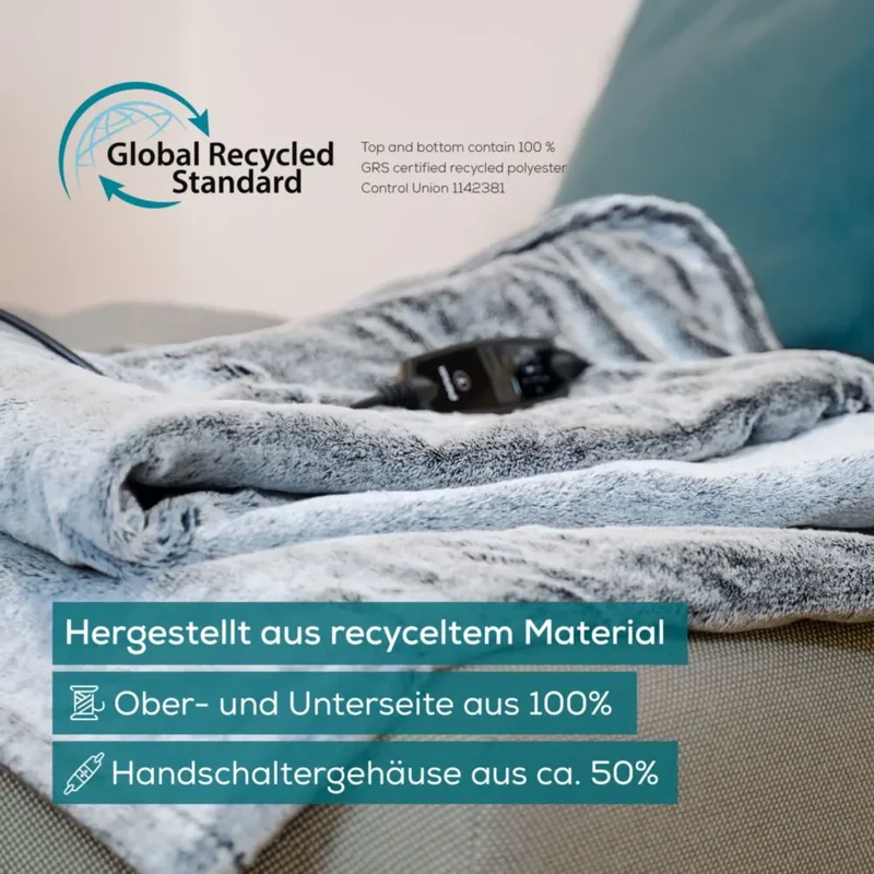 Wärmedecke Beurer HD 75 elektrisch, Maße: 180x130 cm