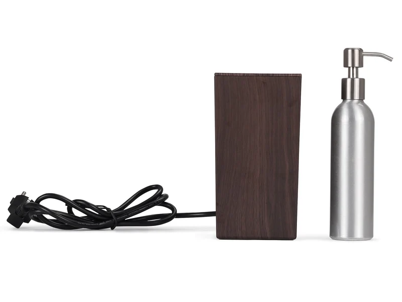 Massageöl-Erwärmer mit 300 ml Aluminiumflasche | Dunkelbraun