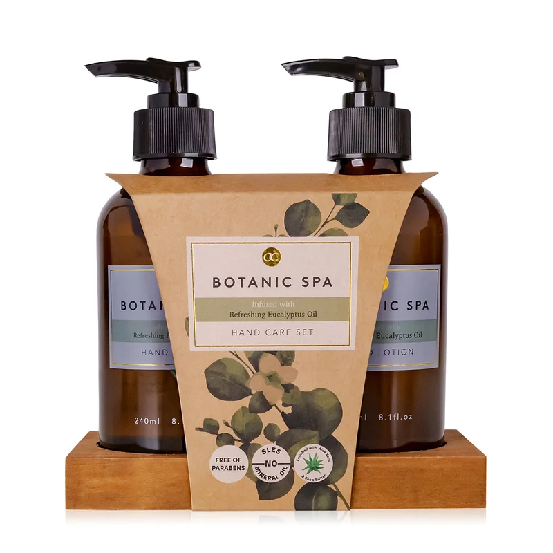 Accentra Handpflegeset "Botanic Spa" auf Holzablage