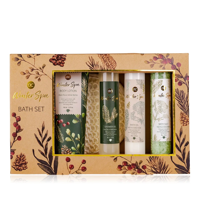 Accentra Badeset "Winter Spa" mit Sisal Pad