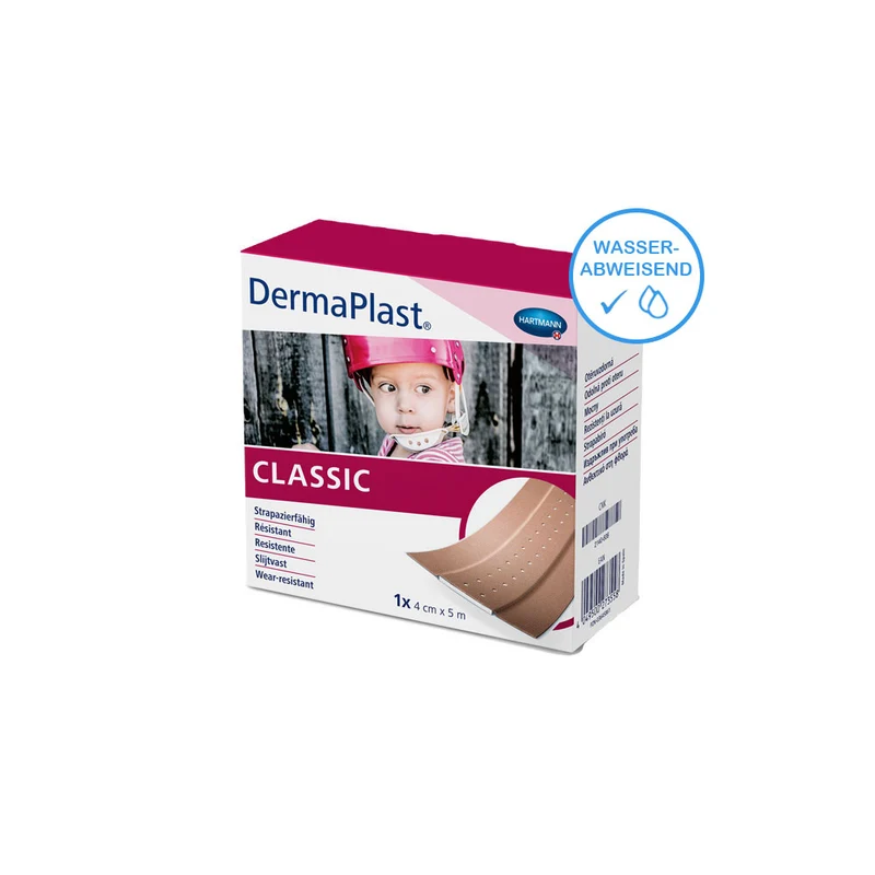 Hartmann DermaPlast classic, Wundpflaster, 1 Rolle, 5 m
