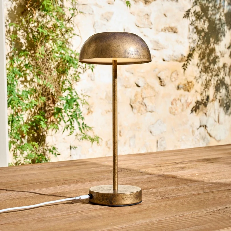 Wiederaufladbare Tischlampe Lumirah – Kabellose Outdoor-Tischleuchte