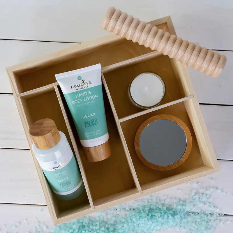 Accentra Körperpflegeset "Home Spa" mit Massageroller