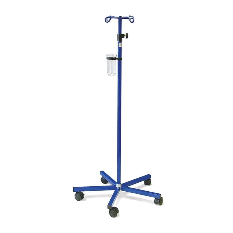 Ratiomed Infusionsständer, Sicherheitshaken, 5 Rollen, verstellbar Farben