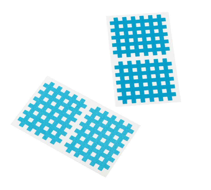 Medicalcorner24 Gittertapes – Cross Patches 5,2 x 4,4 cm, 10 Bögen à 2 Stück