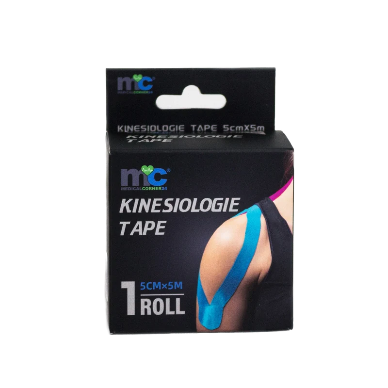Medicalcorner24 Power Kinesiologie Tape weiß 5 cm x 5 m