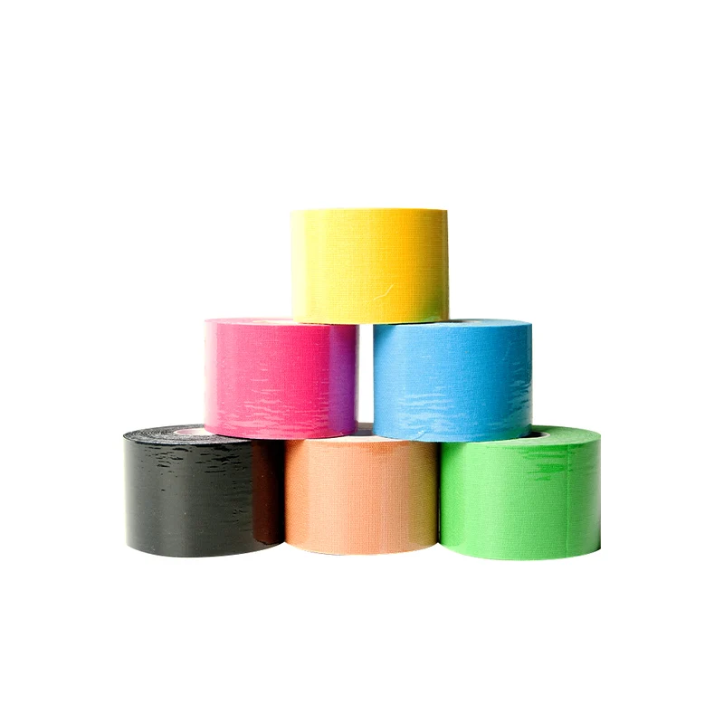 Medicalcorner24 Power Kinesiologie Tape, 5 cm x 5 m, 6 Rollen in 6 verschiedenen Farben