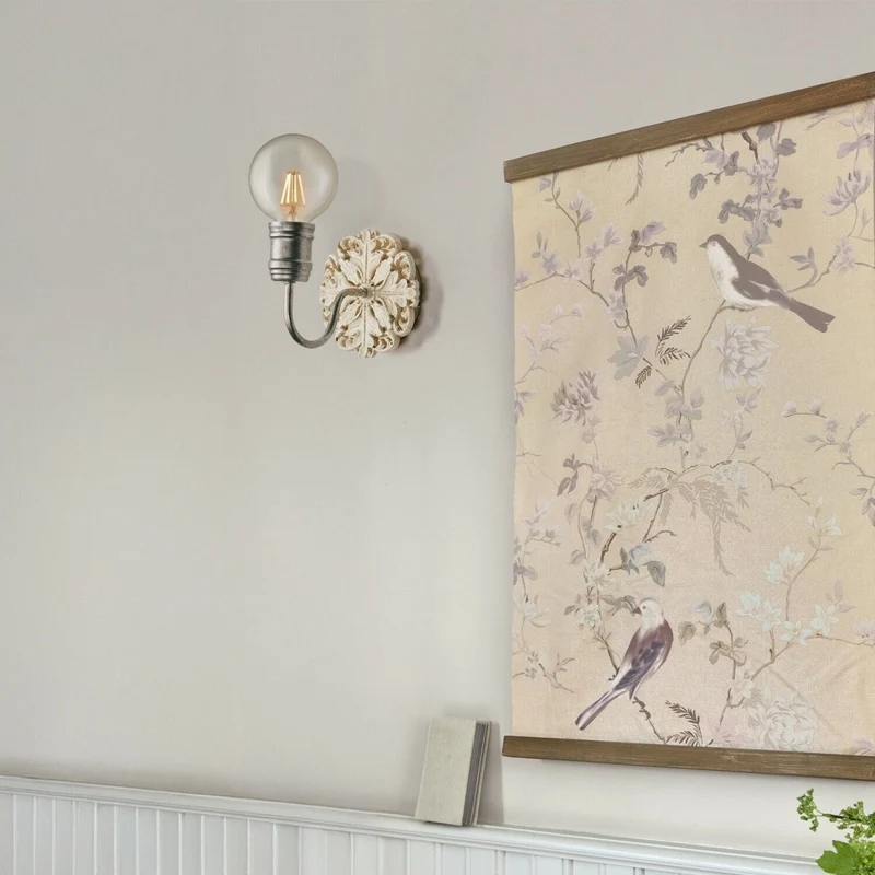 Wandlampe Rosavelle – Elegante Wandleuchte im Shabby-Chic