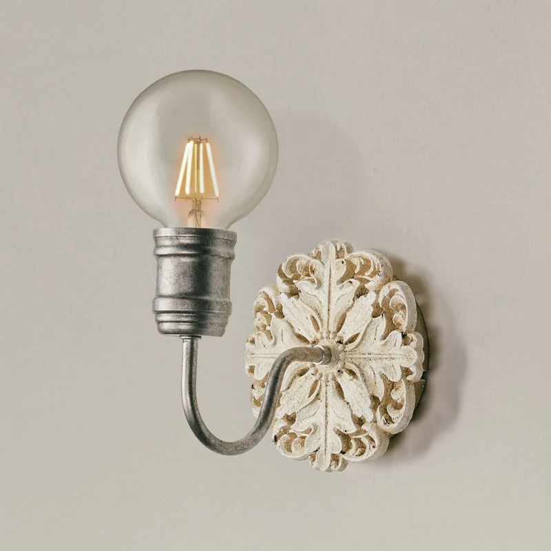 Wandlampe Rosavelle – Elegante Wandleuchte im Shabby-Chic