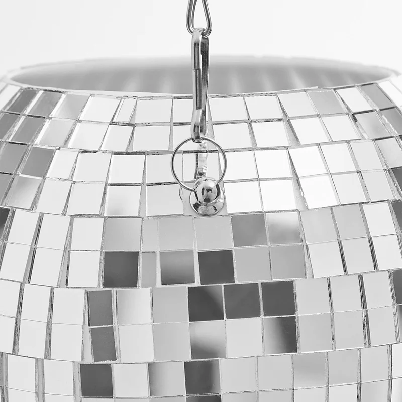 DISCO Blumenübertopf zum Hängen – DiscoBall Hängeblumentopf