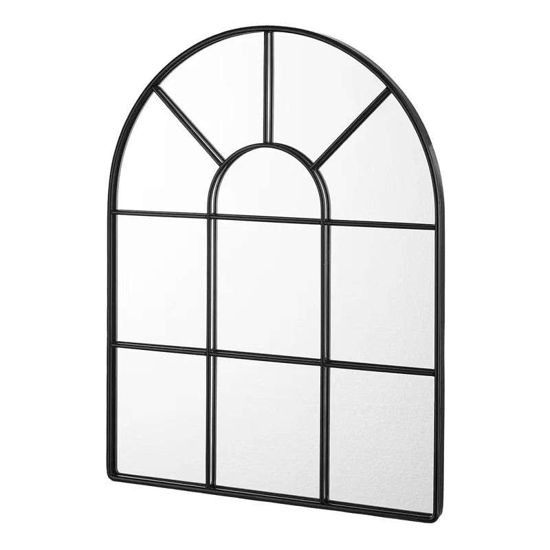 FINESTRA Fensterspiegel – Dekorativer Wandspiegel mit Metall-Rahmen
