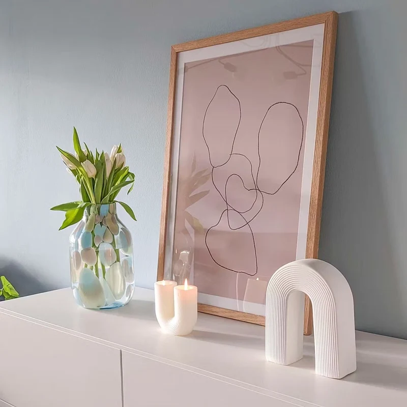 CONFETTI Vase – Modische Glasvase mit Farbakzenten