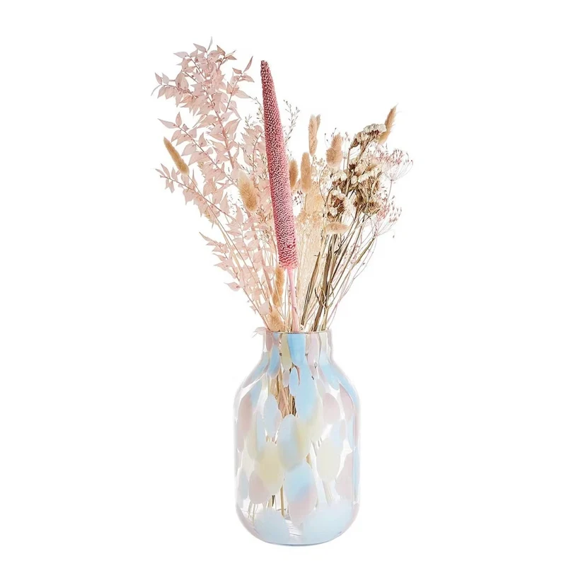 CONFETTI Vase – Modische Glasvase mit Farbakzenten