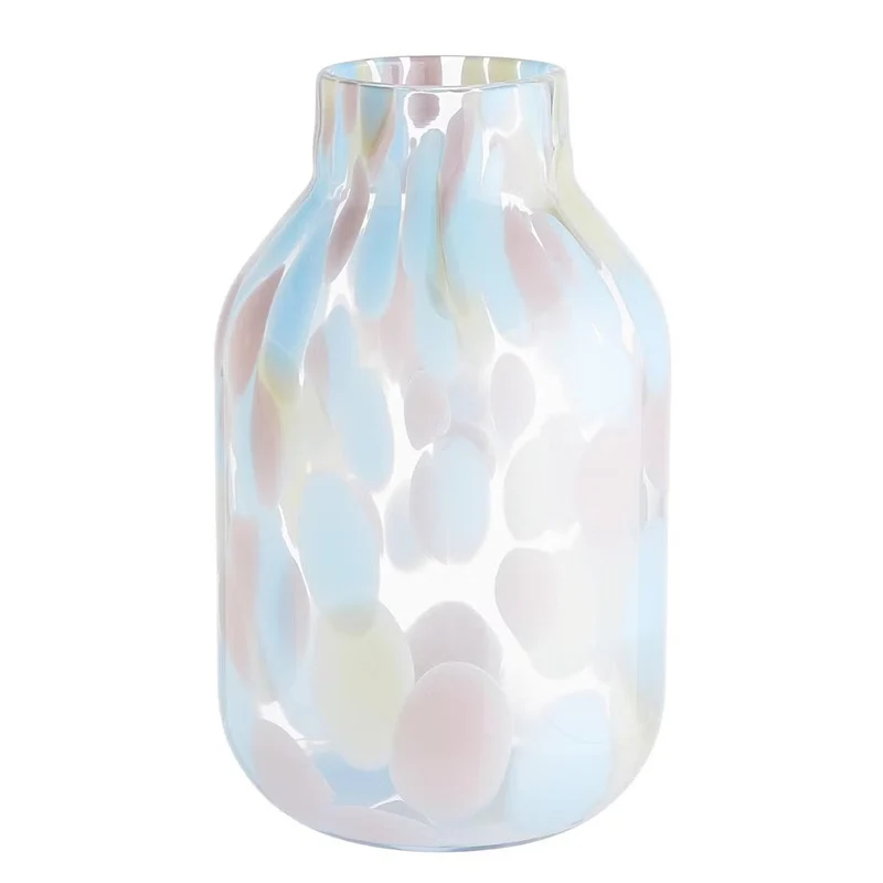 CONFETTI Vase – Modische Glasvase mit Farbakzenten
