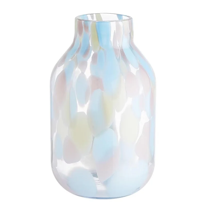 CONFETTI Vase – Modische Glasvase mit Farbakzenten