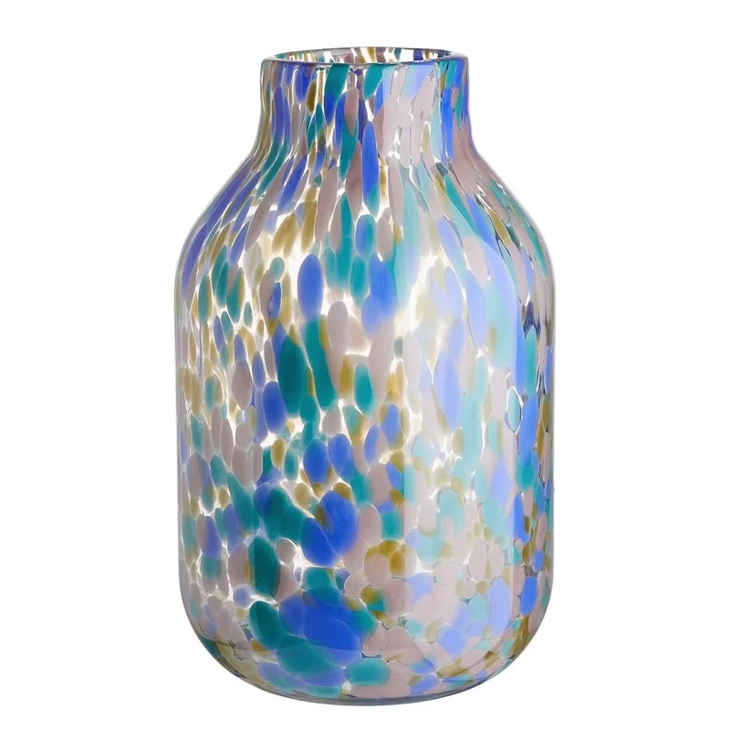 CONFETTI Vase – Modische Glasvase mit Farbakzenten