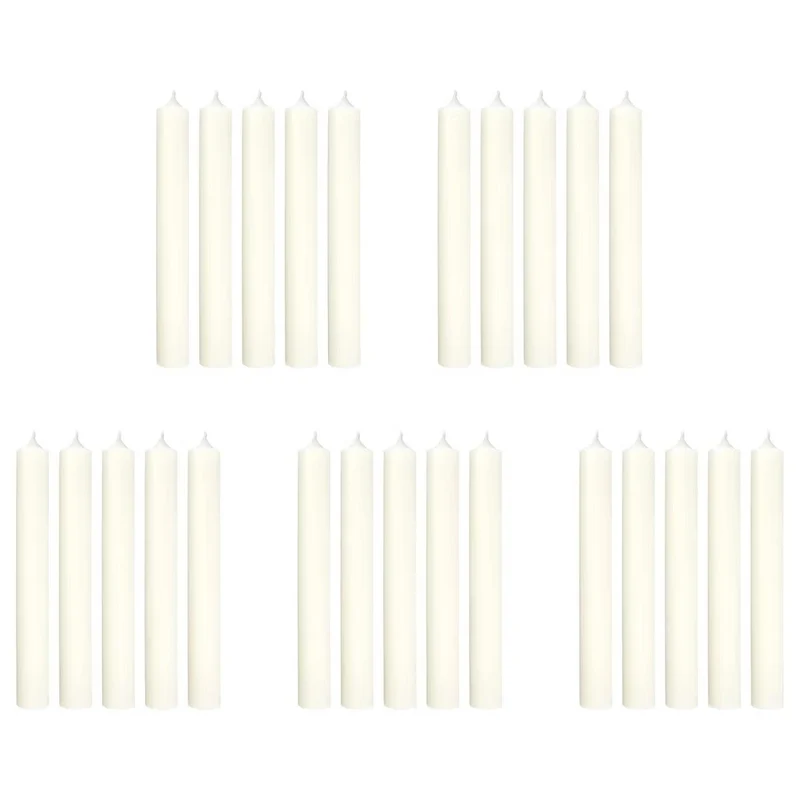 RAINBOW Stabkerze 25er-Set – Trendige farbige Stabkerzen im Set