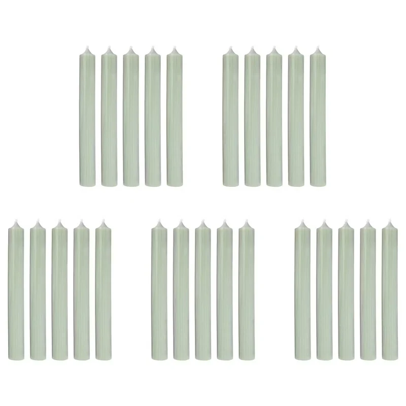RAINBOW Stabkerze 25er-Set – Trendige farbige Stabkerzen im Set