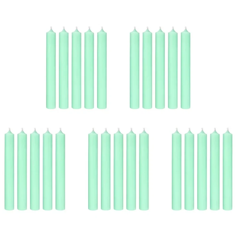 RAINBOW Stabkerze 25er-Set – Trendige farbige Stabkerzen im Set