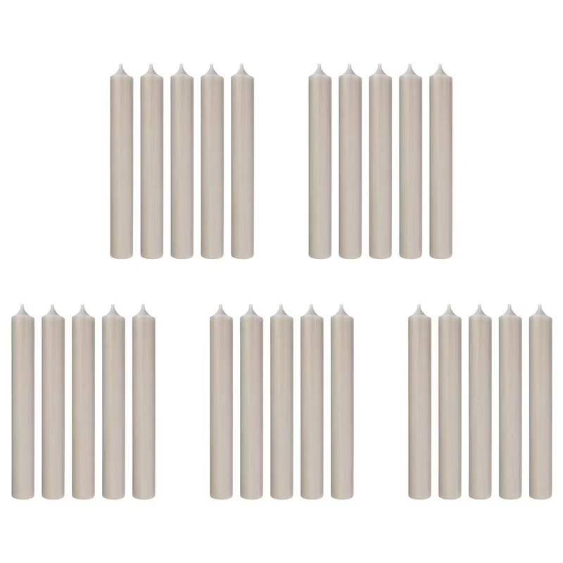 RAINBOW Stabkerze 25er-Set – Trendige farbige Stabkerzen im Set