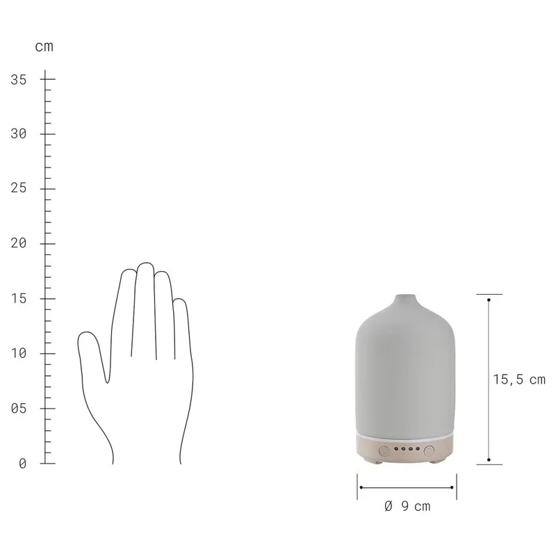 CLOUD NINE Aroma Diffuser – UltraschallAromadiffuser für Wohnzimmer