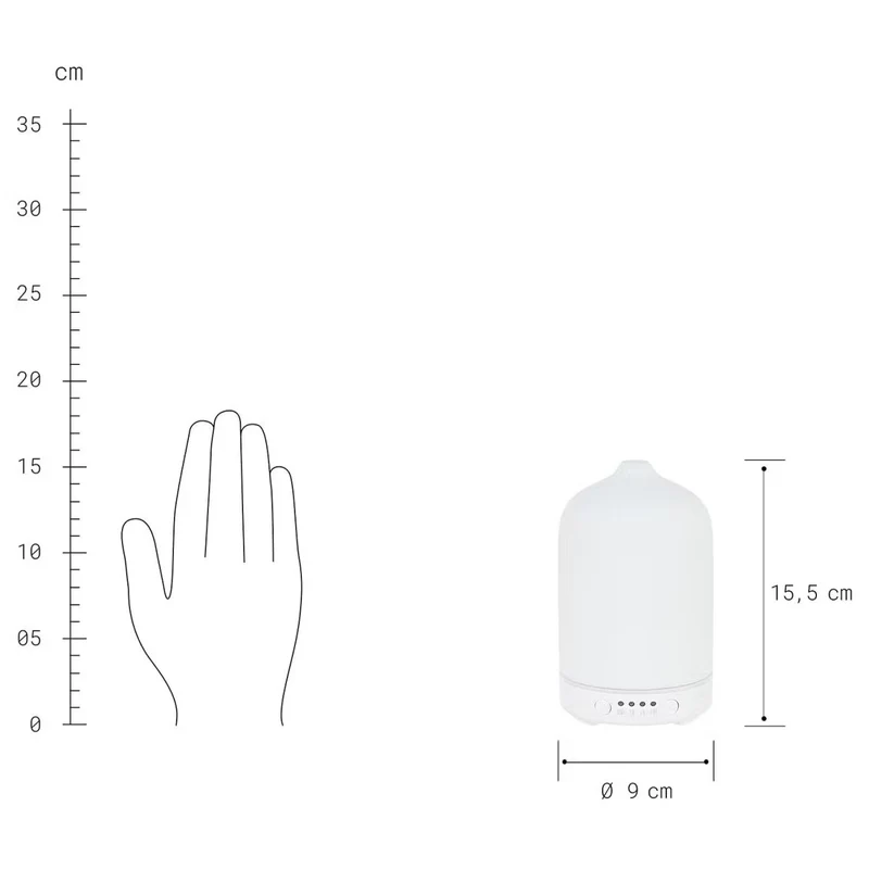 CLOUD NINE Aroma Diffuser – UltraschallAromadiffuser für Wohnzimmer