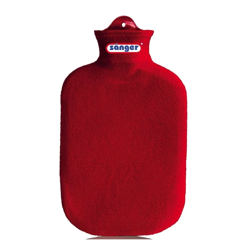 Wärmflasche mit Fleecebezug von Sänger, versch. Ausführungen u. Farben