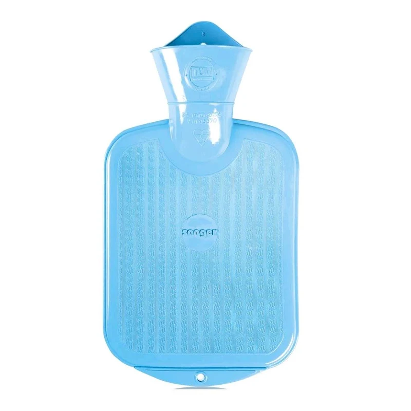 Sänger 0,8 L Kinder Wärmflasche, beidseitig glatt, nahtlos, Farbwahl
