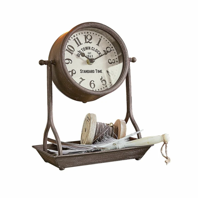 Uhr Vorexil – Retro-Wanduhr aus Metall